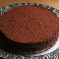 Gâteau d'anniversaire chocolat - framboise