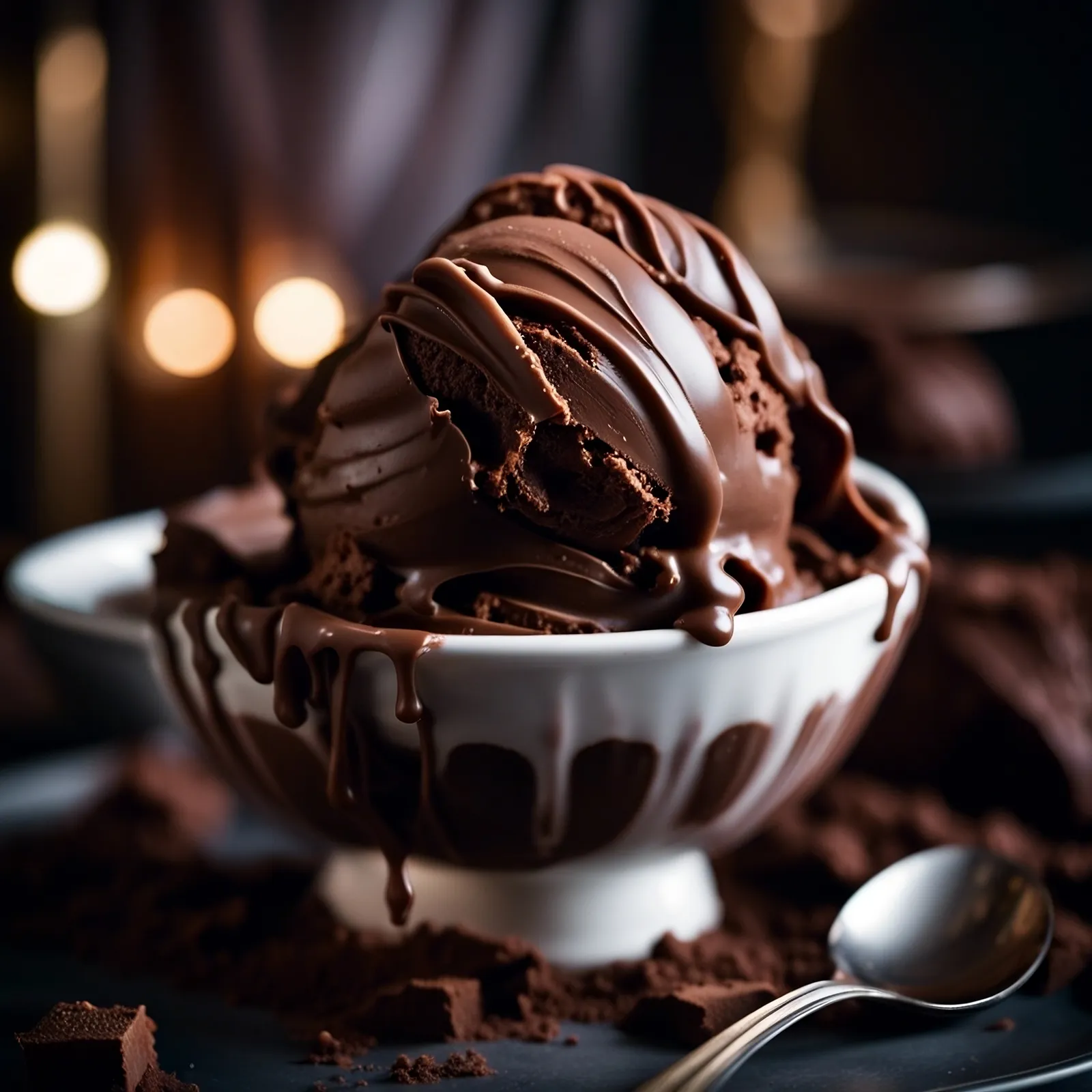 glace au chocolat au lait végétal sans PLV